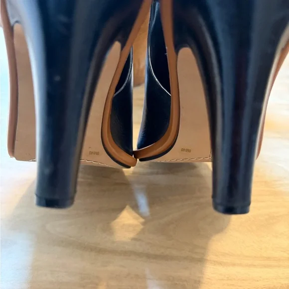 Vince Camuto Black Open-Toe Heels - Picture 4 of 6